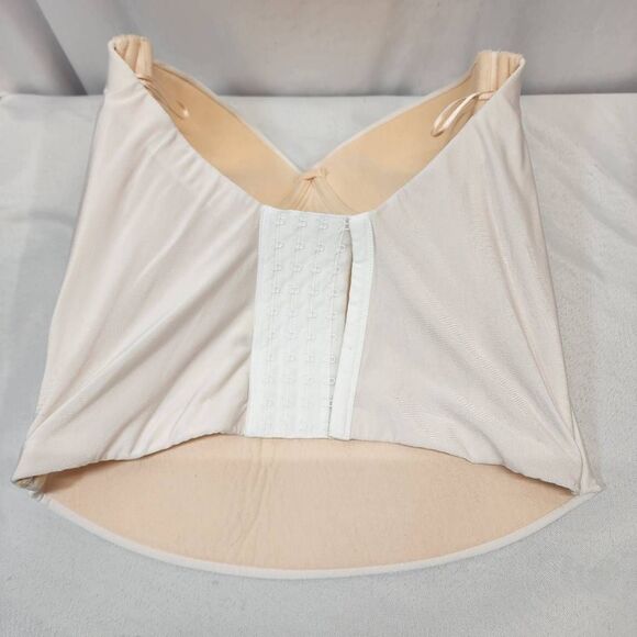 Davids Bridal Size 38B Smooth Seamless Long line Bra STYLE# 7643 White Bustier - Picture 2 of 5